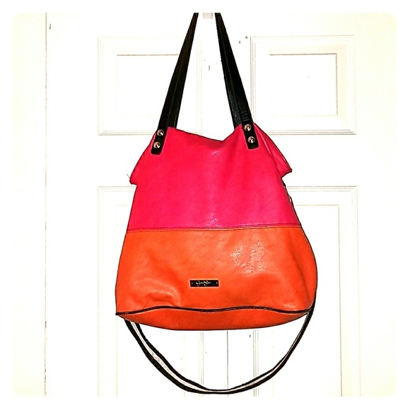 jessica simpson orange purse
